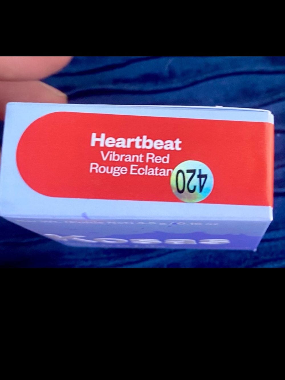 NIB Kosas Blush is Life Baked Brightening Blush - Heartbeat (Vibrant Red) 420
